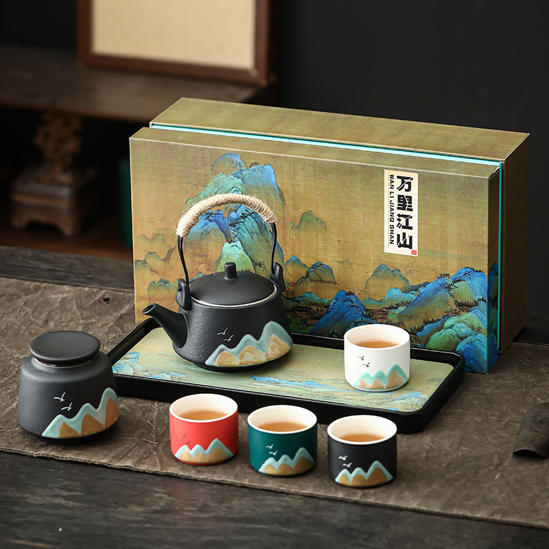 茶具套装国潮节日礼品茶杯公司年会商务